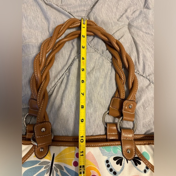 Rosetta floral/butterfly handbag - Picture 8 of 10